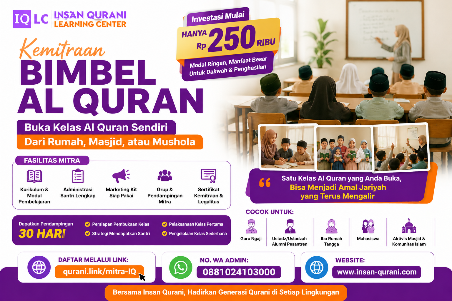 Kemitraan Bimbel Al Quran